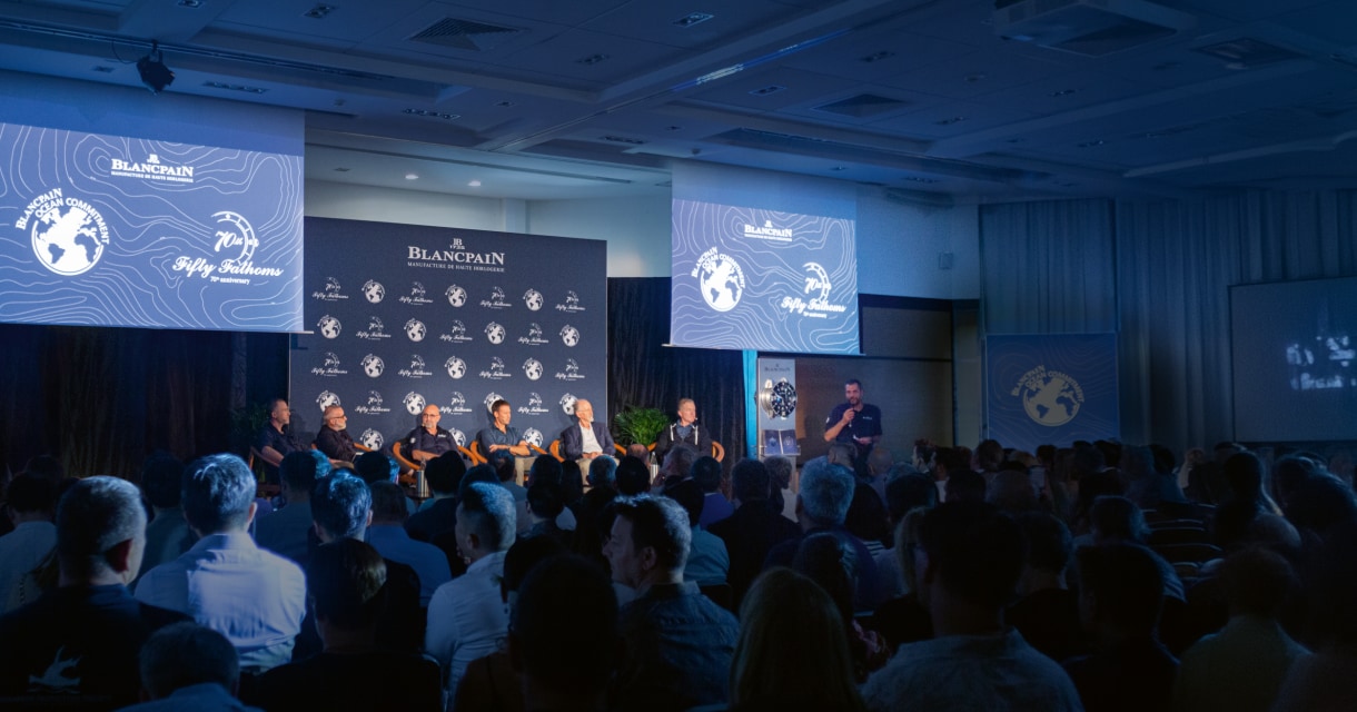 Blancpain OCEAN COMMITMENT Podiumsgespräch in Cannes