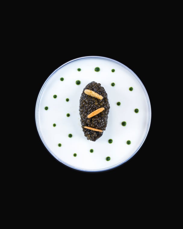 Caviar Kavari/Haddock/Pomme de terre.
&nbsp;
