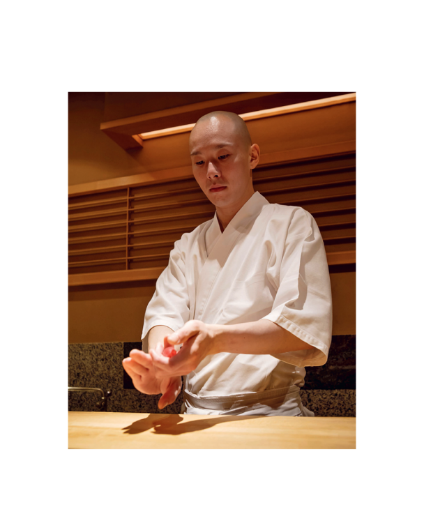 Chefkoch Hiroyuki Sato.
