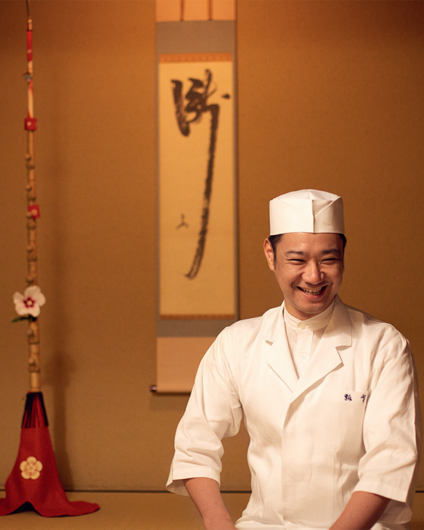 Chefkoch Yoshihiro Takahashi.
