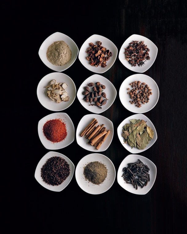 A few of the spices used in the complex blend.
