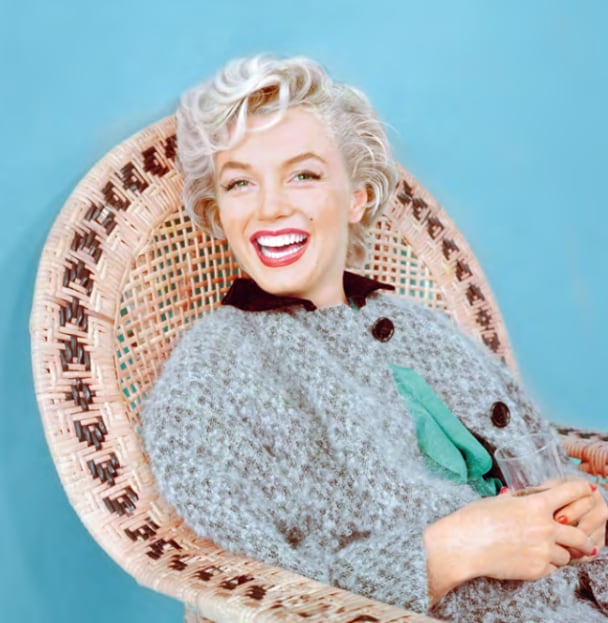 Marilyn Monroe und ihre mit Diamanten besetzte Blancpain.
