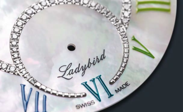 Ladybird Colors 女装系列钻石舞会炫彩腕表