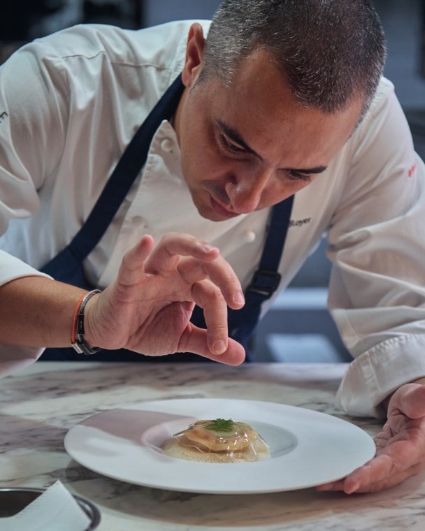 Il dumpling di scampo di Royer.