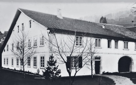 Das ursprüngliche Bauernhaus der Familie Blancpain in Villeret.
