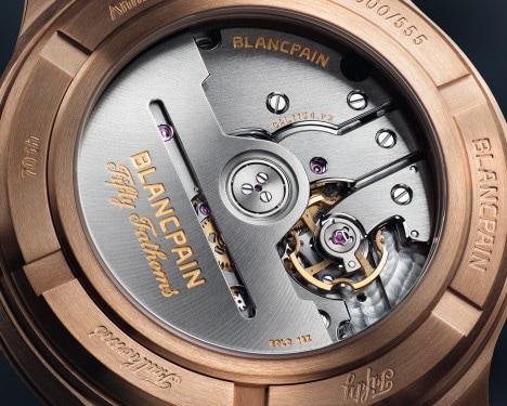 Act 3’s 1150 caliber twin-barrel movement, with its rhodium-plated gold winding rotor.